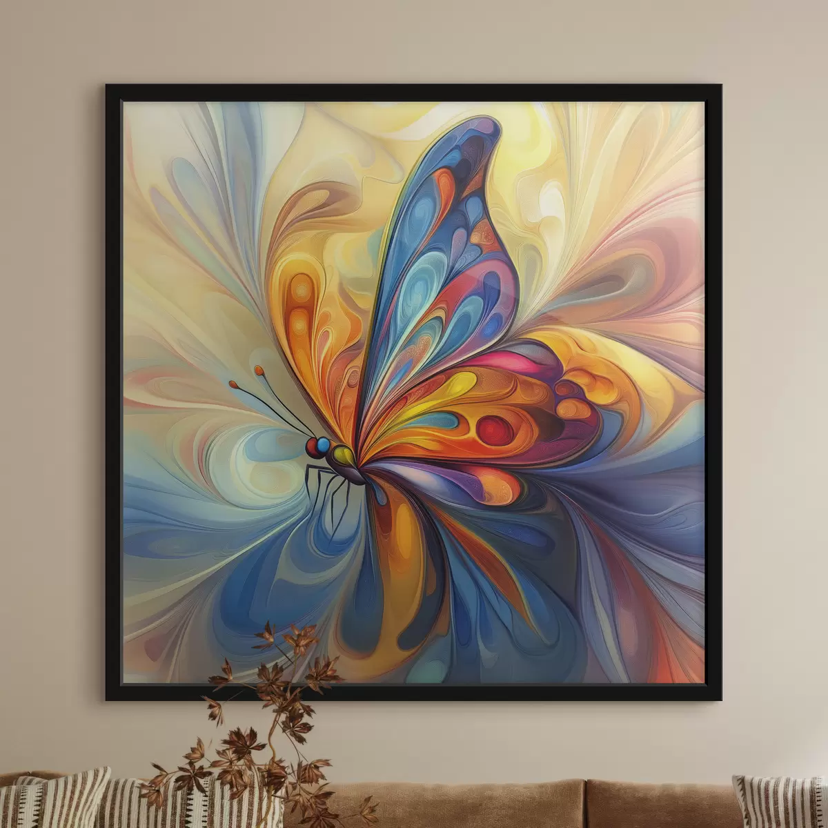 Poster Farfalla astratta f40451