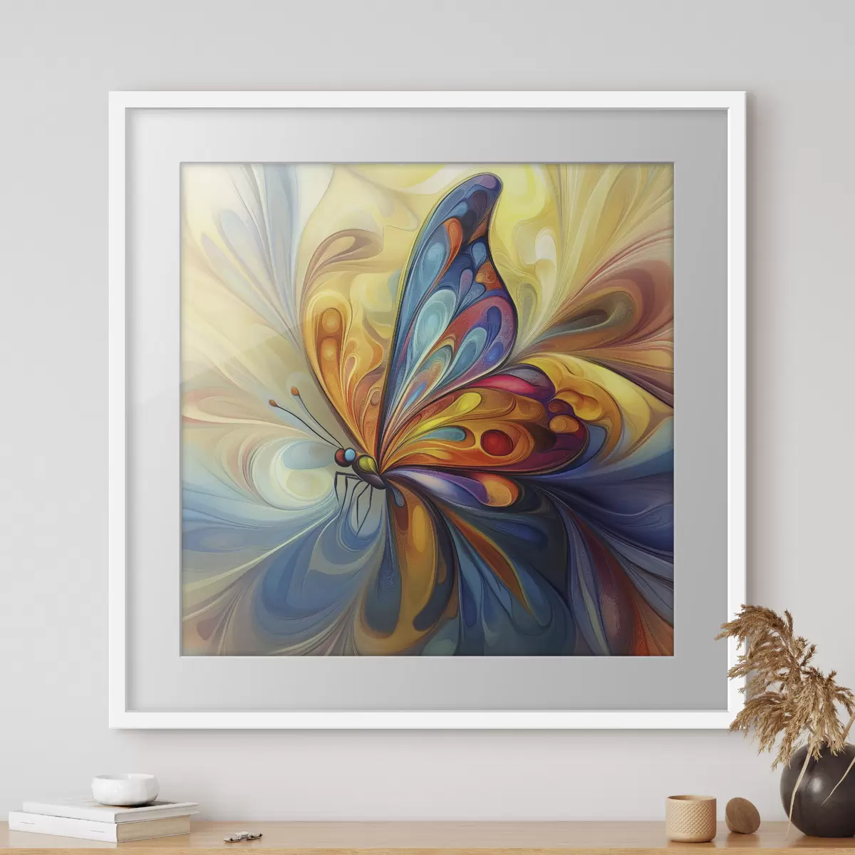 Poster Farfalla astratta f40451