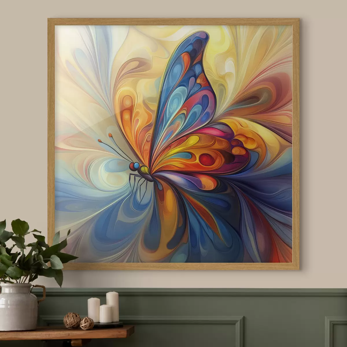 Poster Farfalla astratta f40451