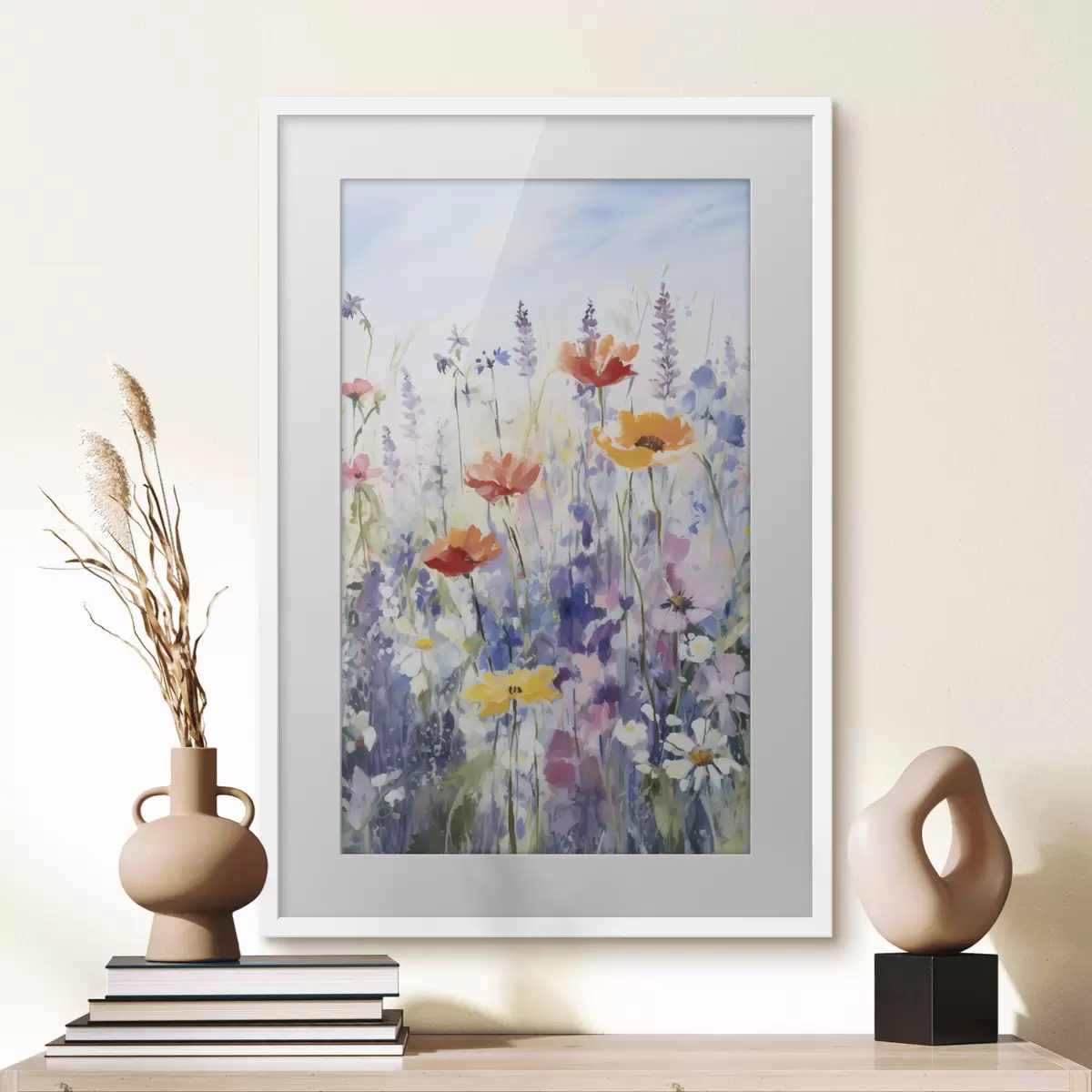 Poster Fiori selvatici acquerellati f40503