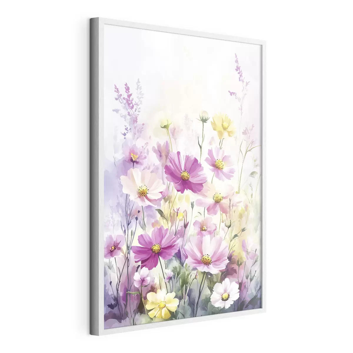 Poster Fiori selvatici astratti ad acquerello f40538