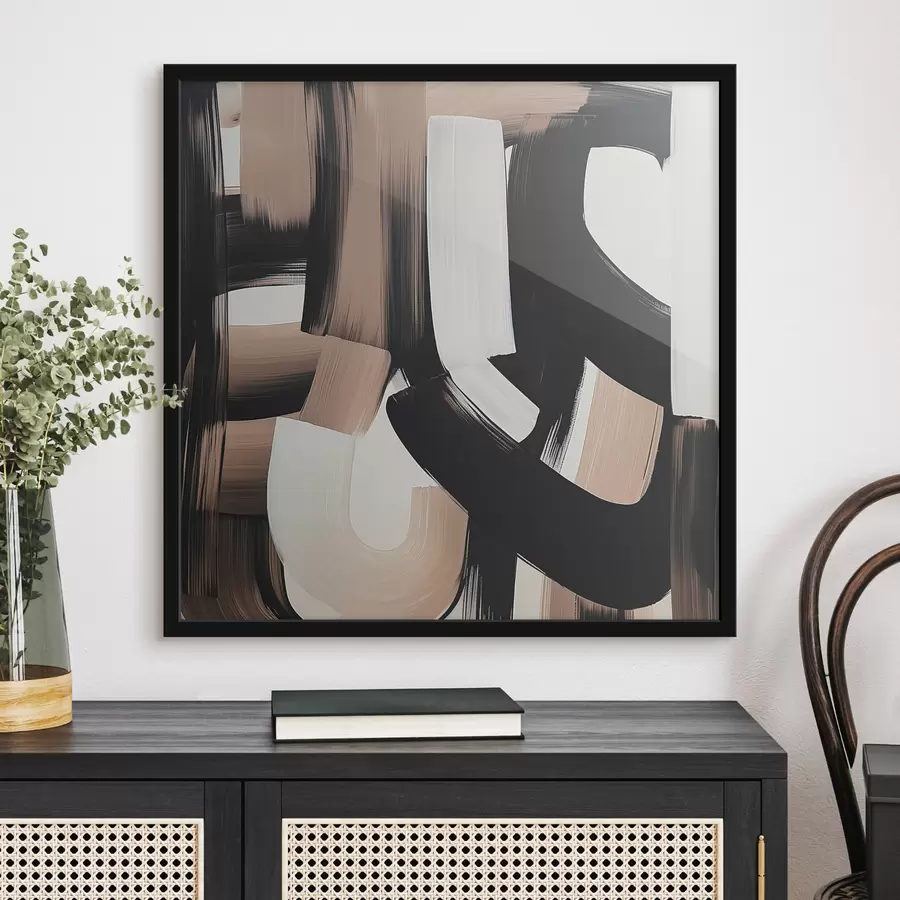 carta da parati Dipinto astratto con grandi pennellate nr. f40581