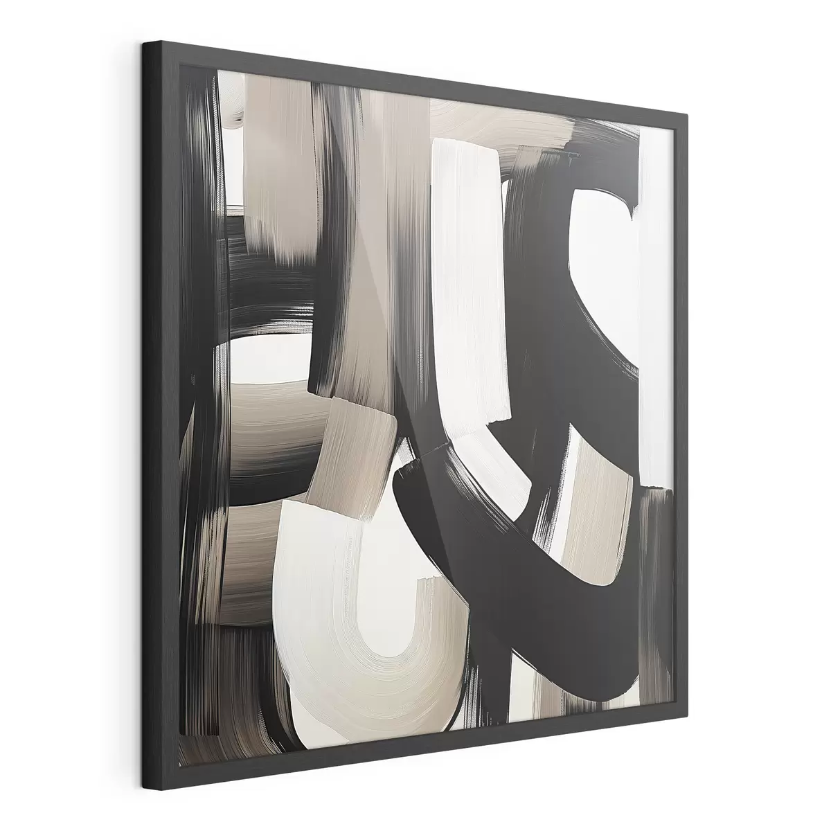 Poster Dipinto astratto con grandi pennellate f40581