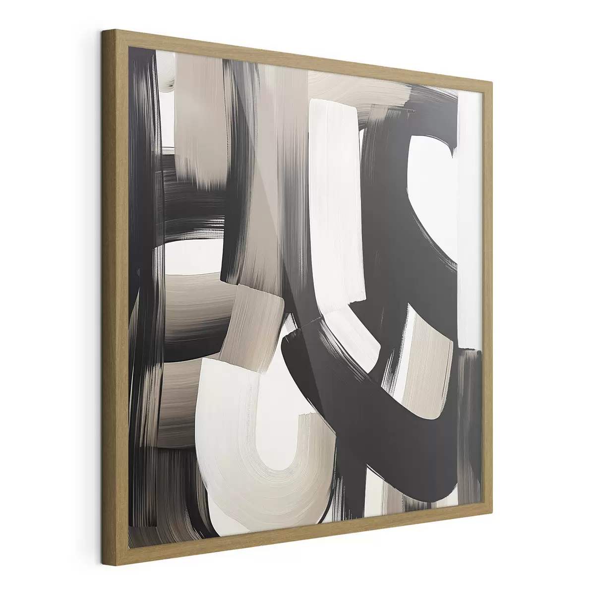 Poster Dipinto astratto con grandi pennellate f40581