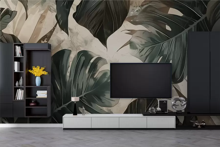 carta da parati Foglie grandi nr. w00999