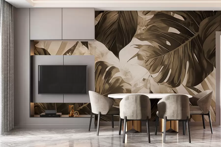 carta da parati Foglie grandi nr. w00999v2