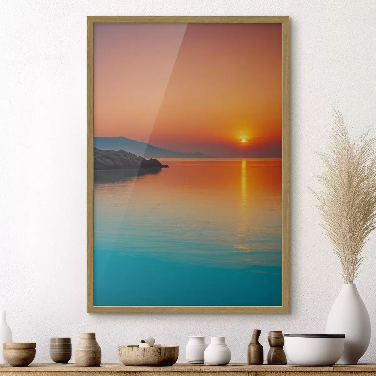 Poster Mare al tramonto f40464
