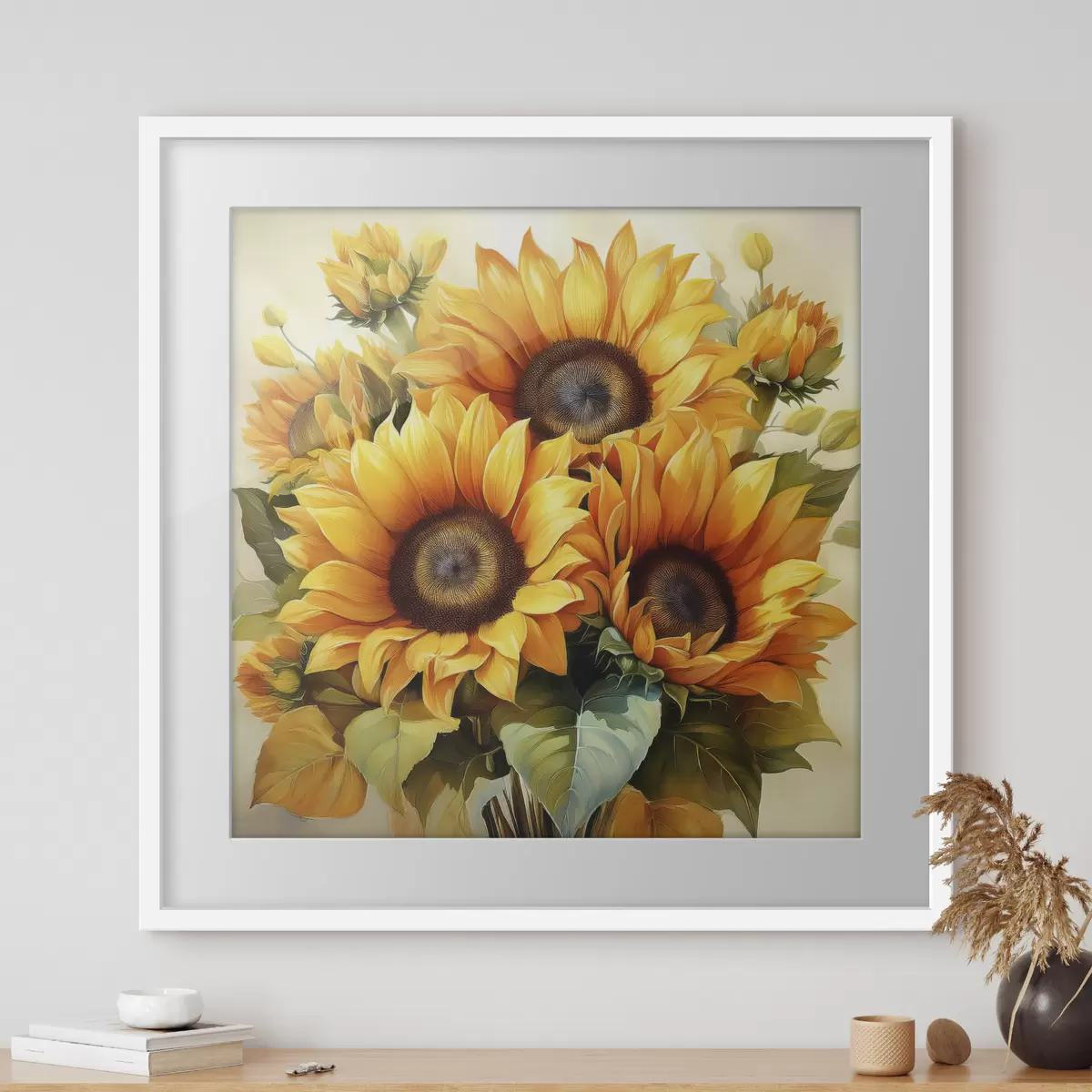 Poster girasoli grandi, girasoli gialli f40710