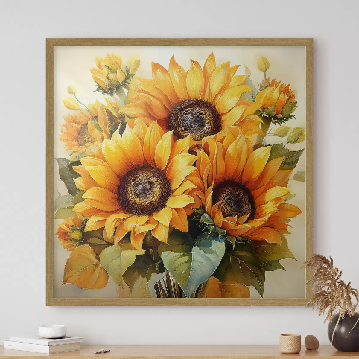 Poster girasoli grandi, girasoli gialli f40710