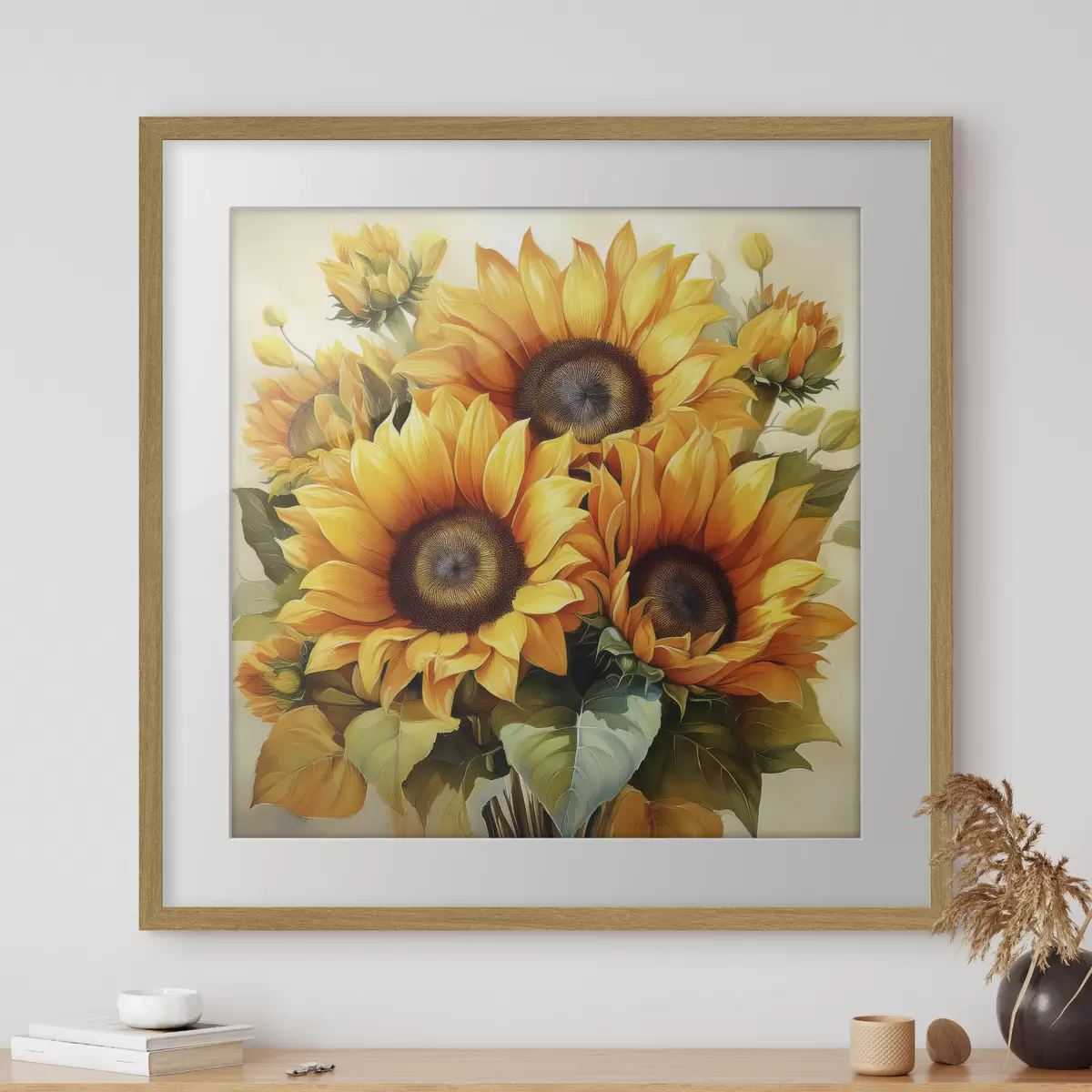 Poster girasoli grandi, girasoli gialli f40710