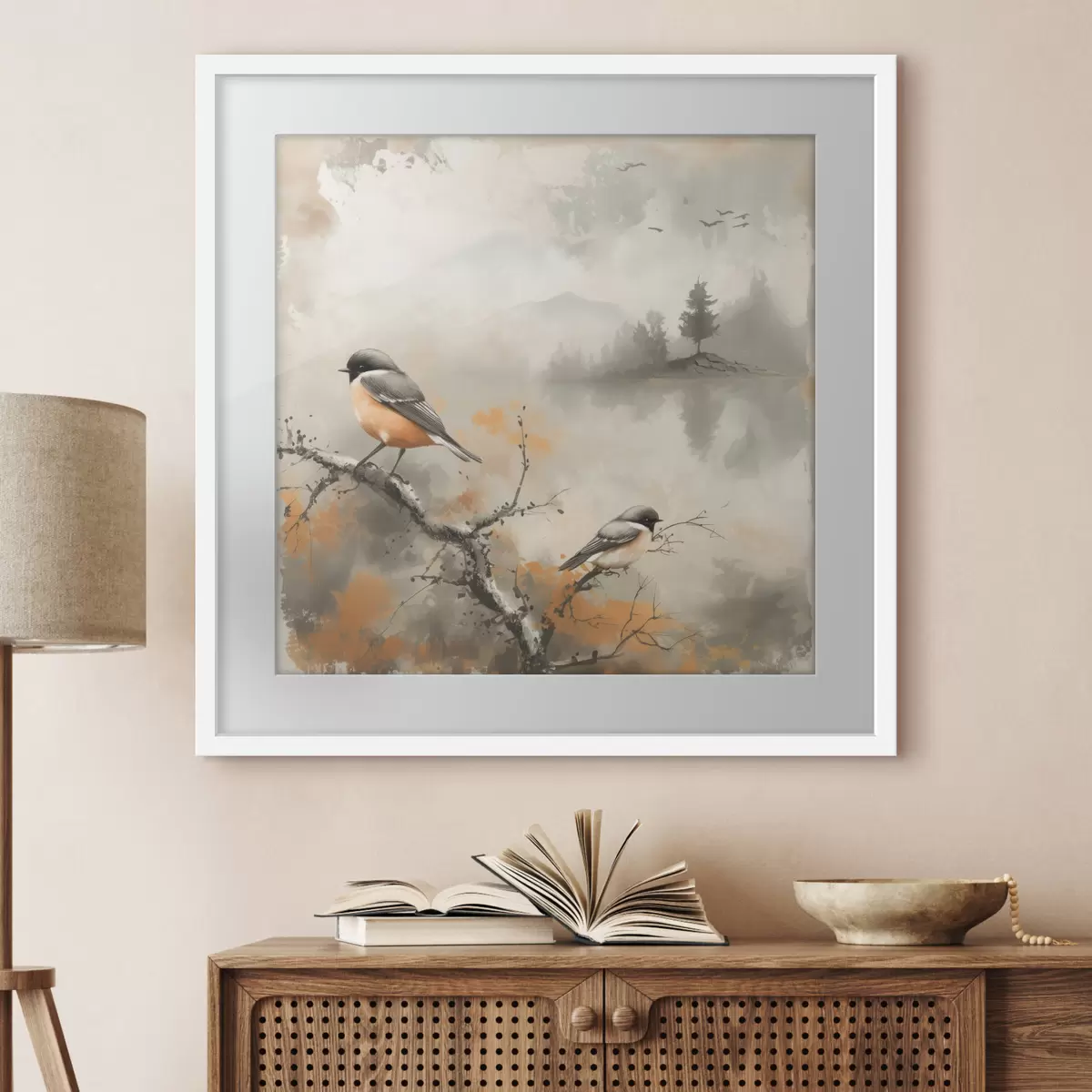 Poster Compagni nella foschia f40655