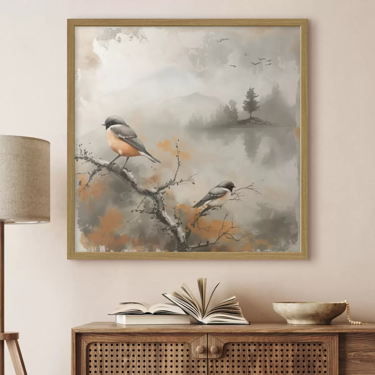 Poster Compagni nella foschia f40655