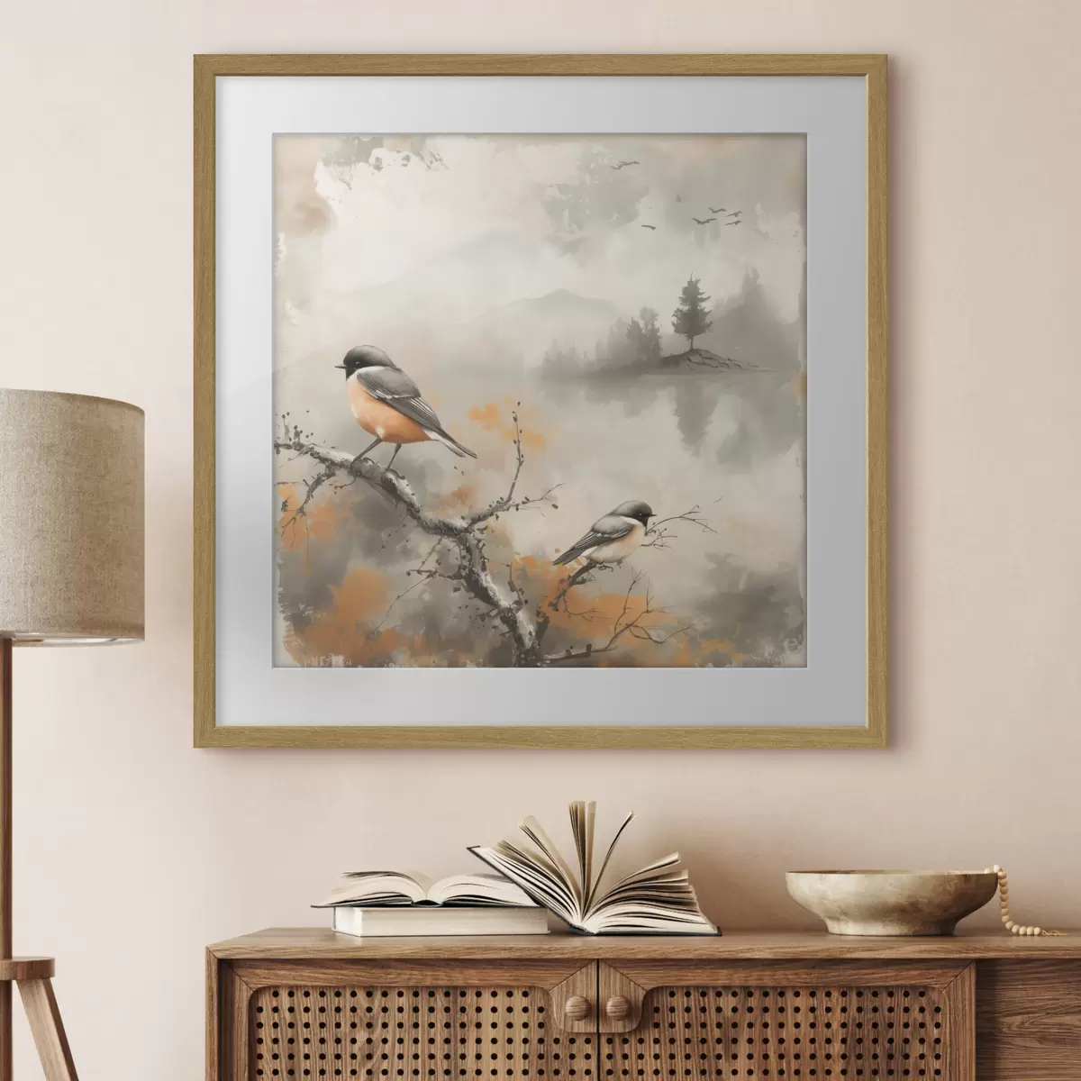 Poster Compagni nella foschia f40655