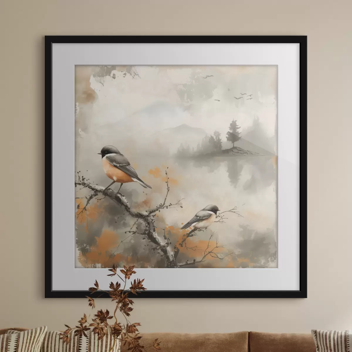 Poster Compagni nella foschia f40655