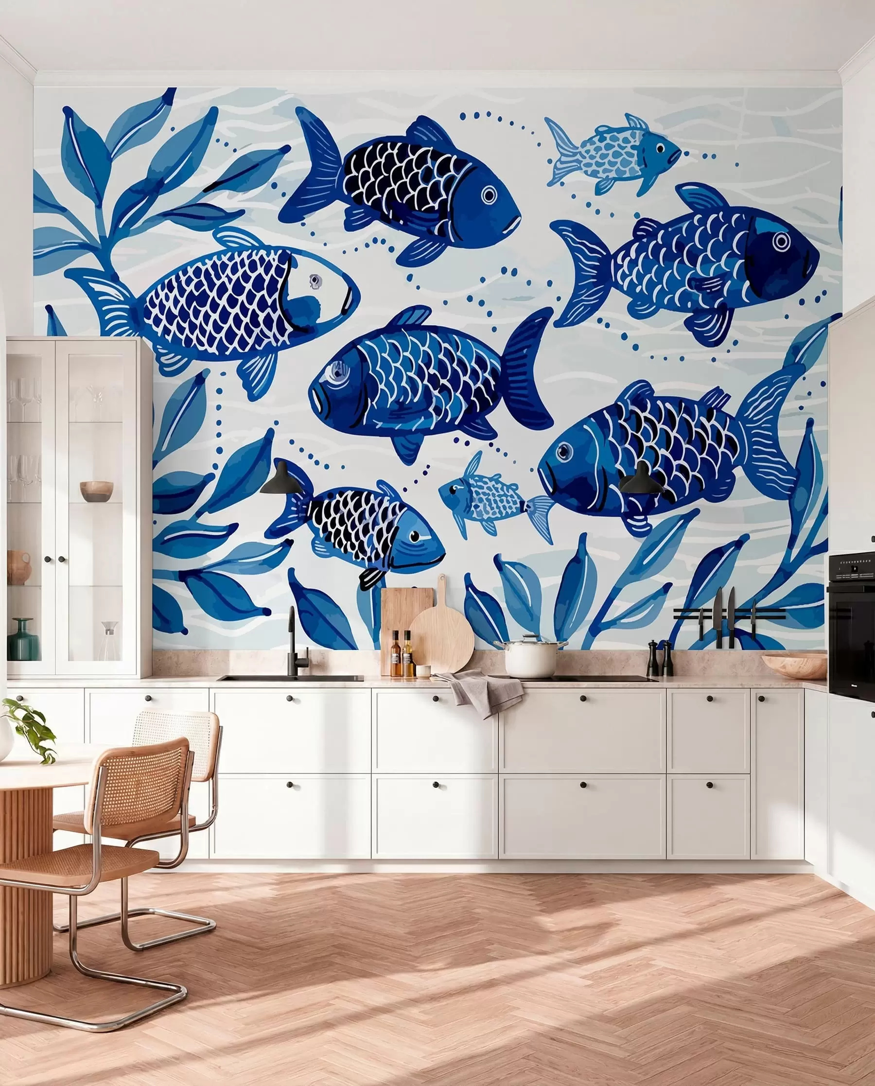 Carta da parati Mare Pesce blu