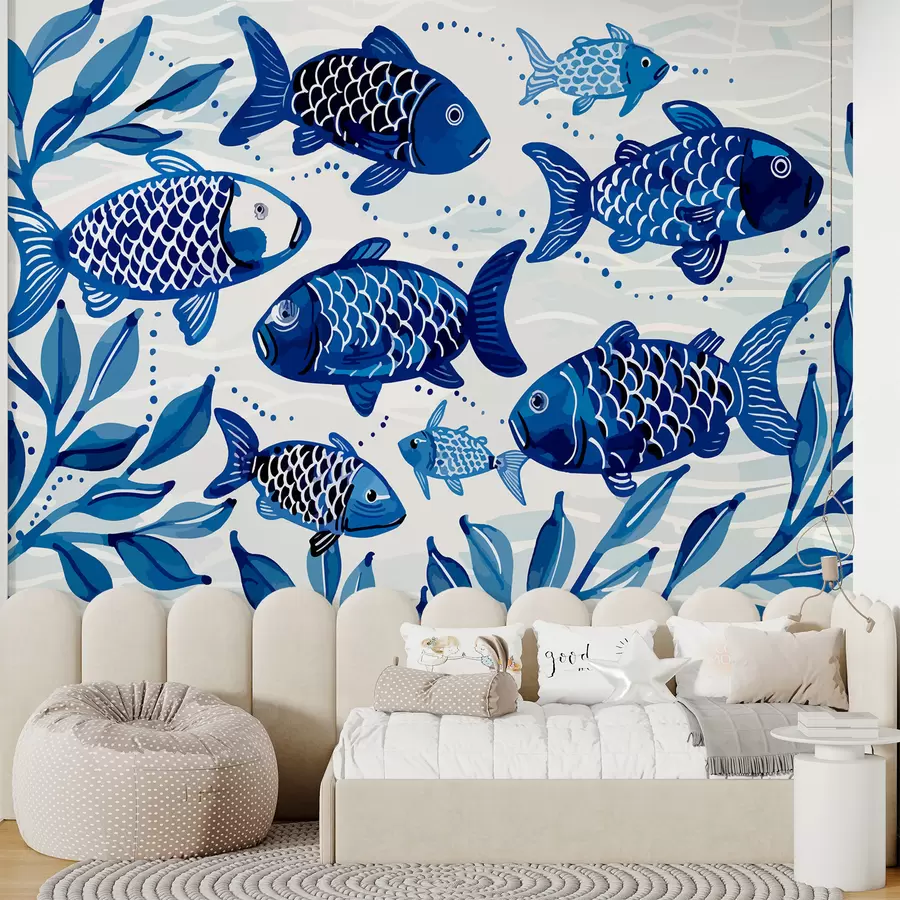 Carta da parati Mare Pesce blu