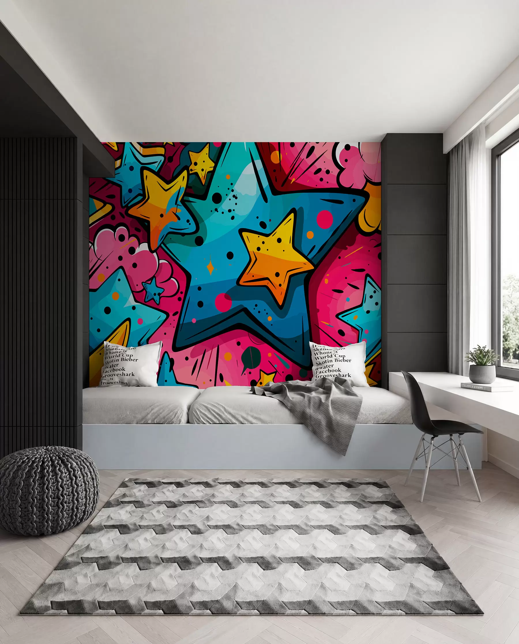 carta da parati Esplosione di colori pop nr. w01063