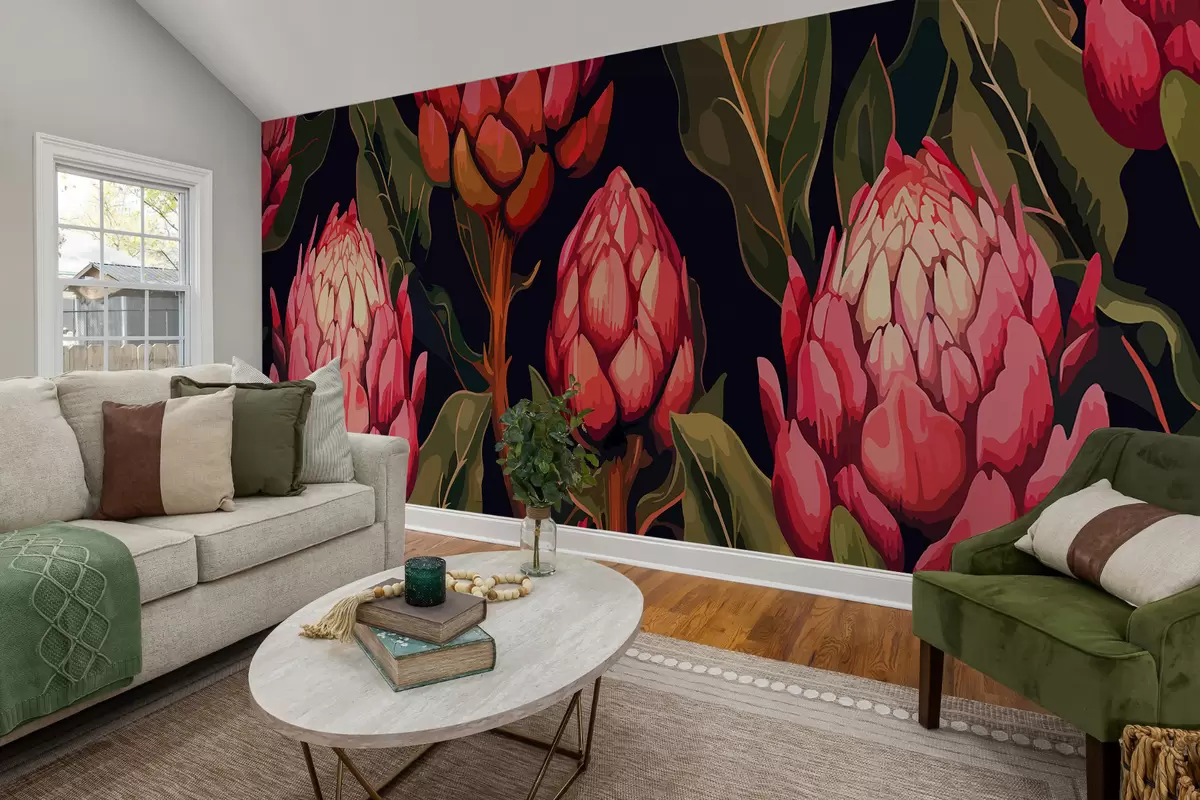 carta da parati Protee rosa nr. w01065