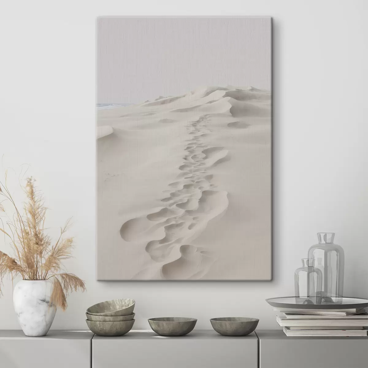 carta da parati Sentiero sulla sabbia bianca nr. s40624