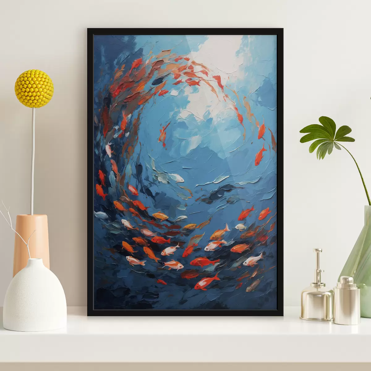 Poster Pesce in olio f40633