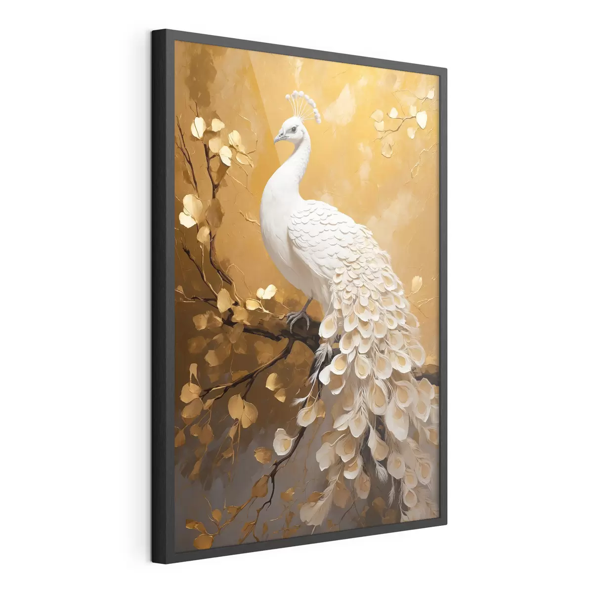 Poster Pavone bianco f40636