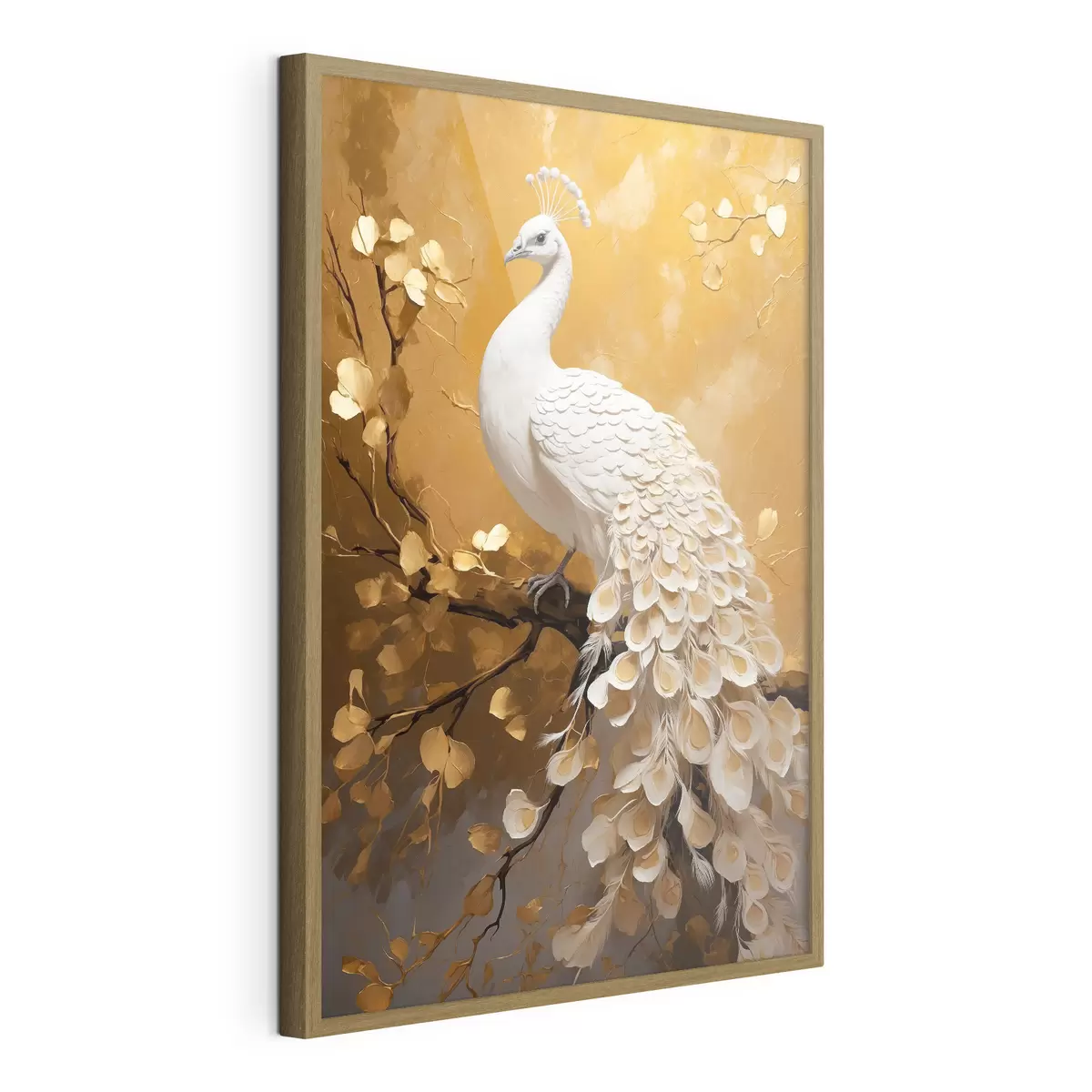 Poster Pavone bianco f40636