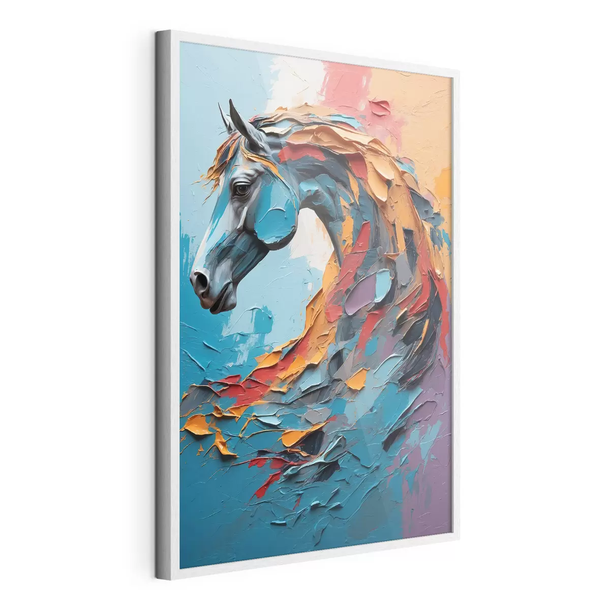 Poster Testa di cavallo astratta f40694