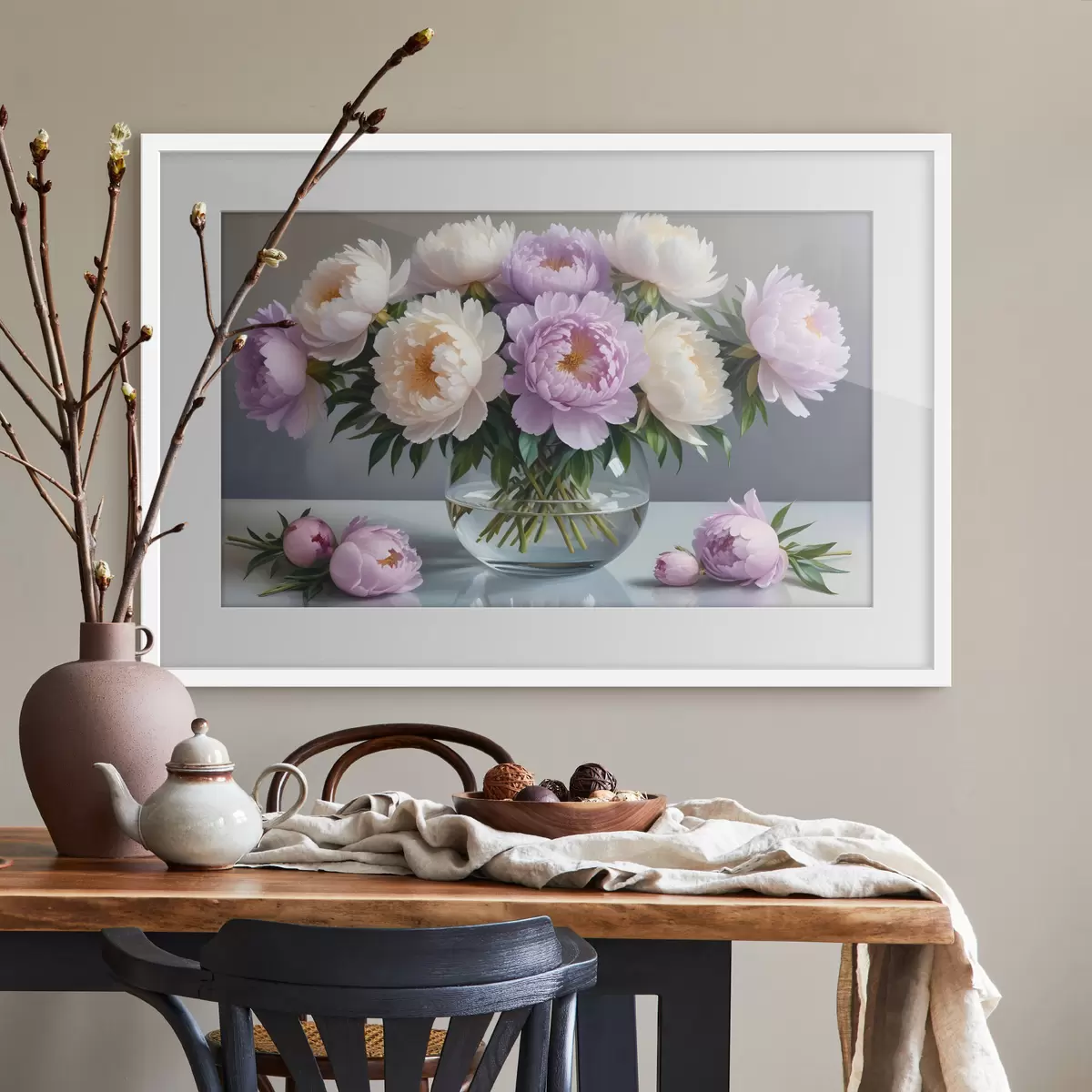 Poster Peonie e ricordo f40610