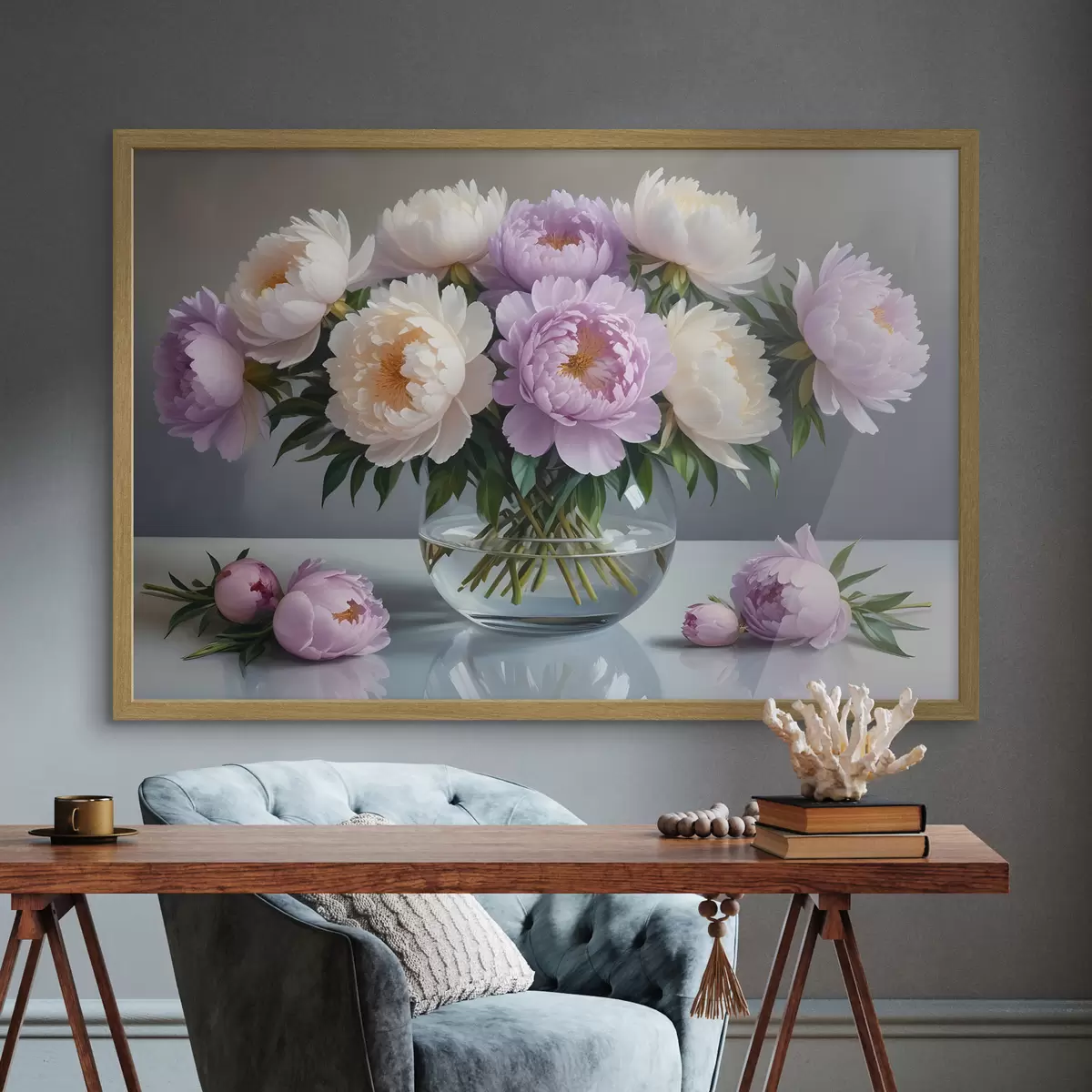Poster Peonie e ricordo f40610