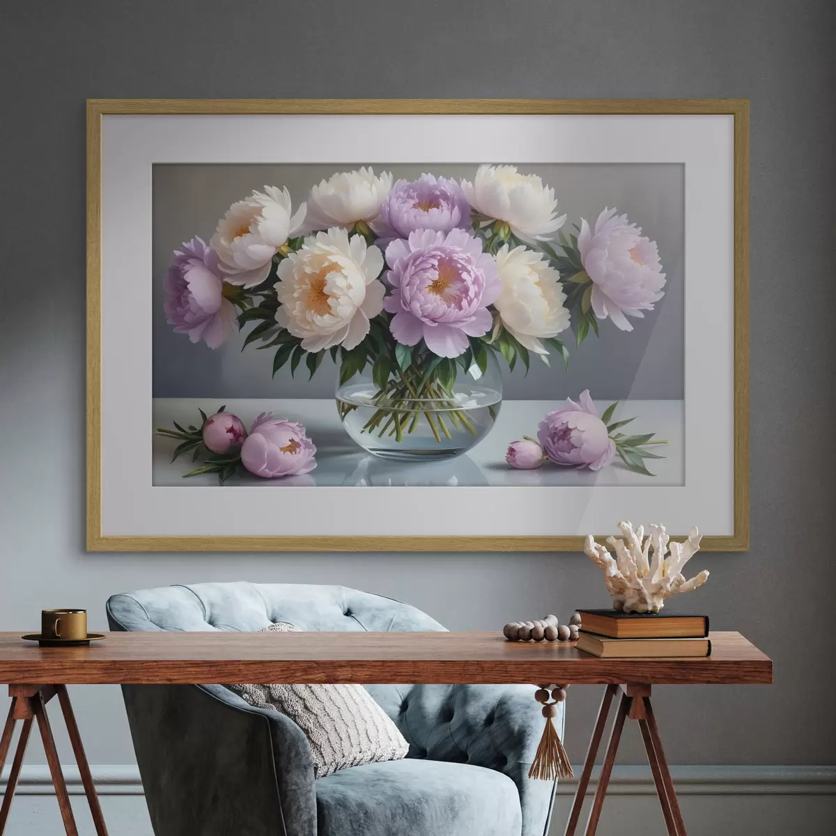 Poster Peonie e ricordo f40610