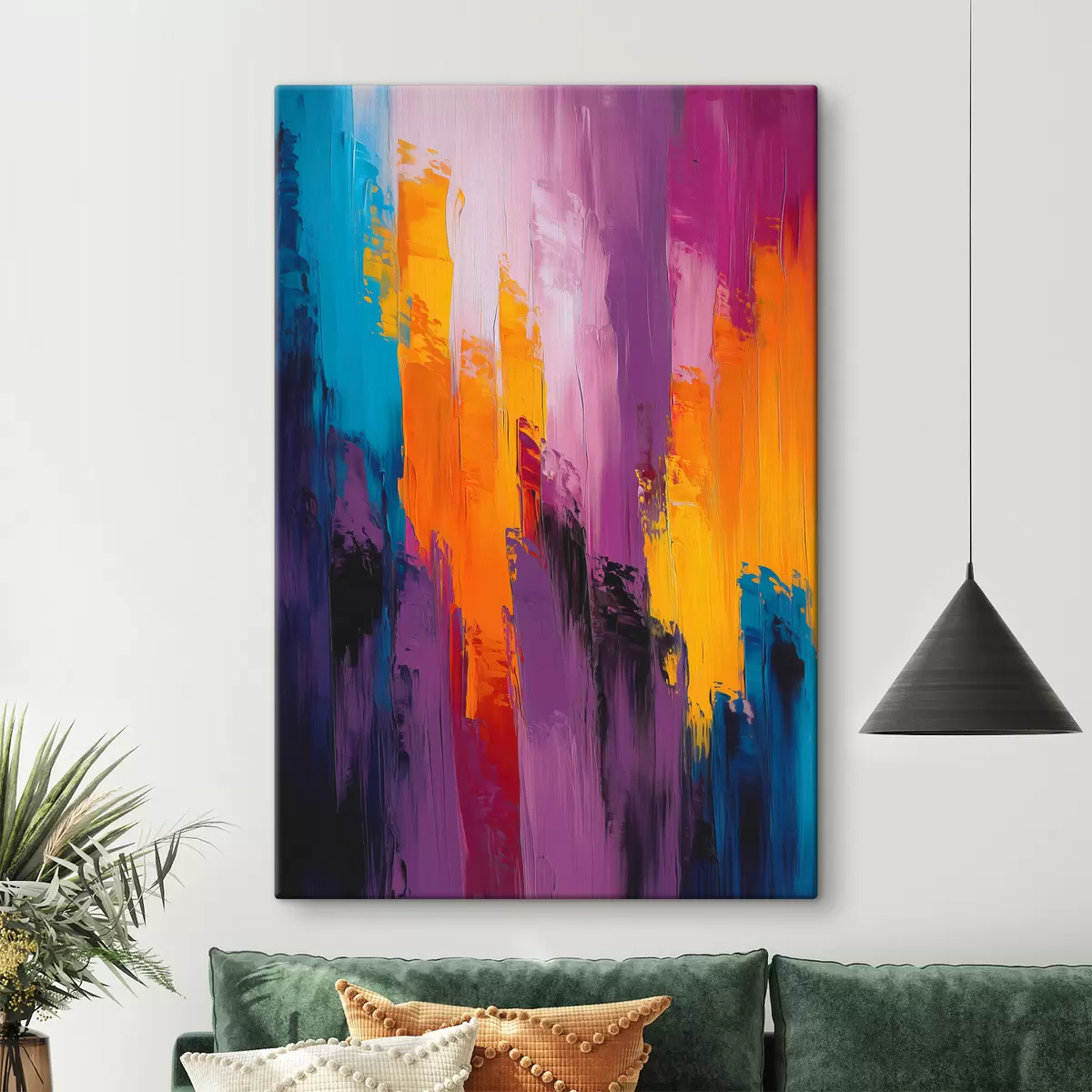 carta da parati Astrazione con pennellate di colore nr. s40736