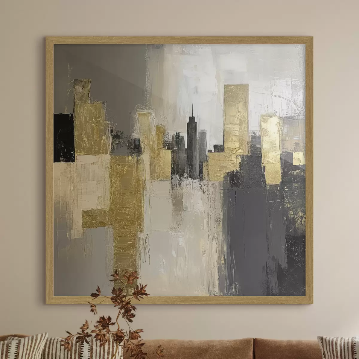 Poster Immagine astratta della città f40831