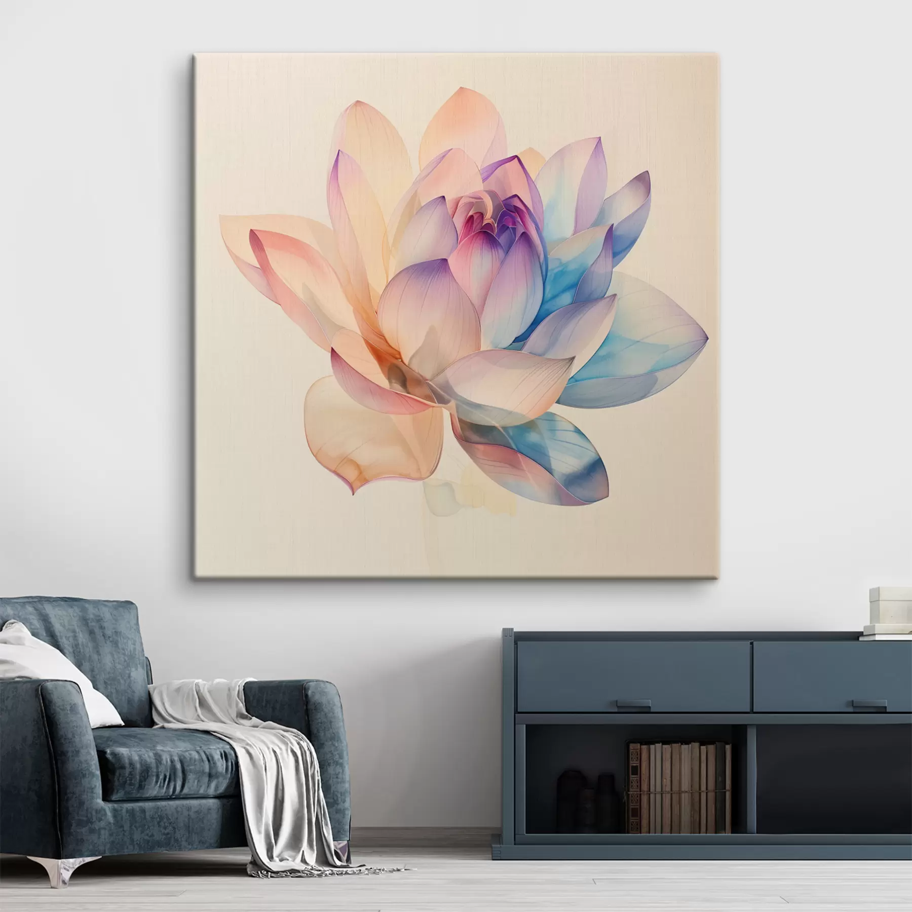 carta da parati Grande fiore multicolore nr. s40772