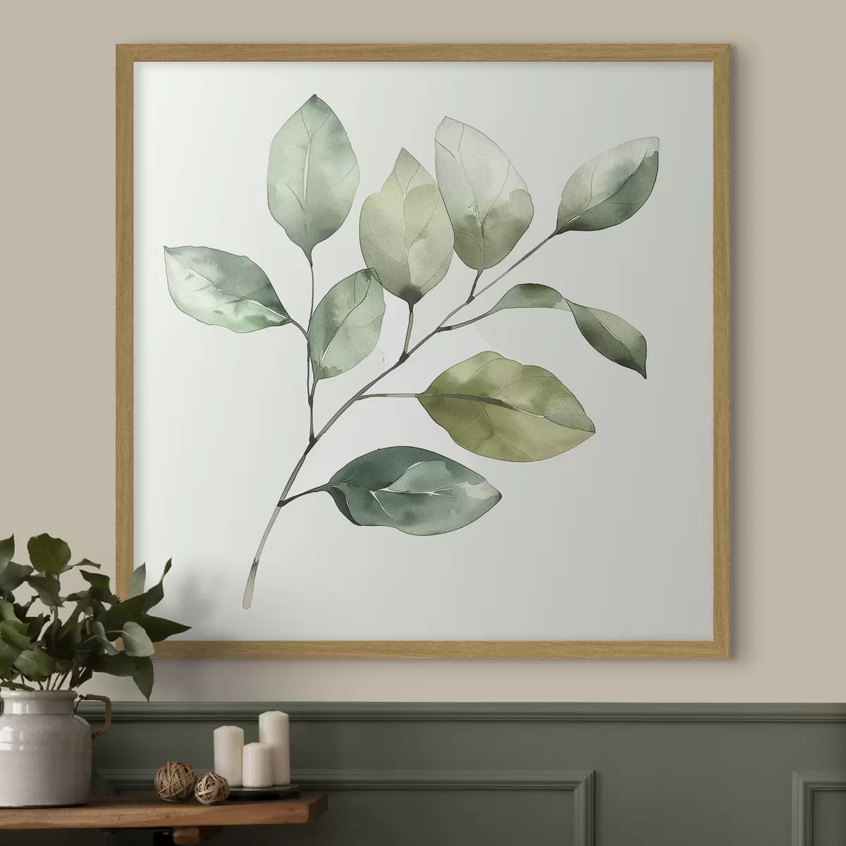 Poster Ramoscello in stile acquerello f40766