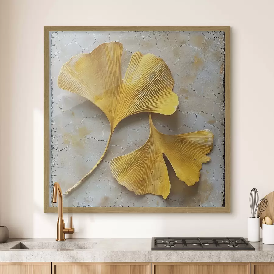 carta da parati Foglie di ginkgo nr. f40767