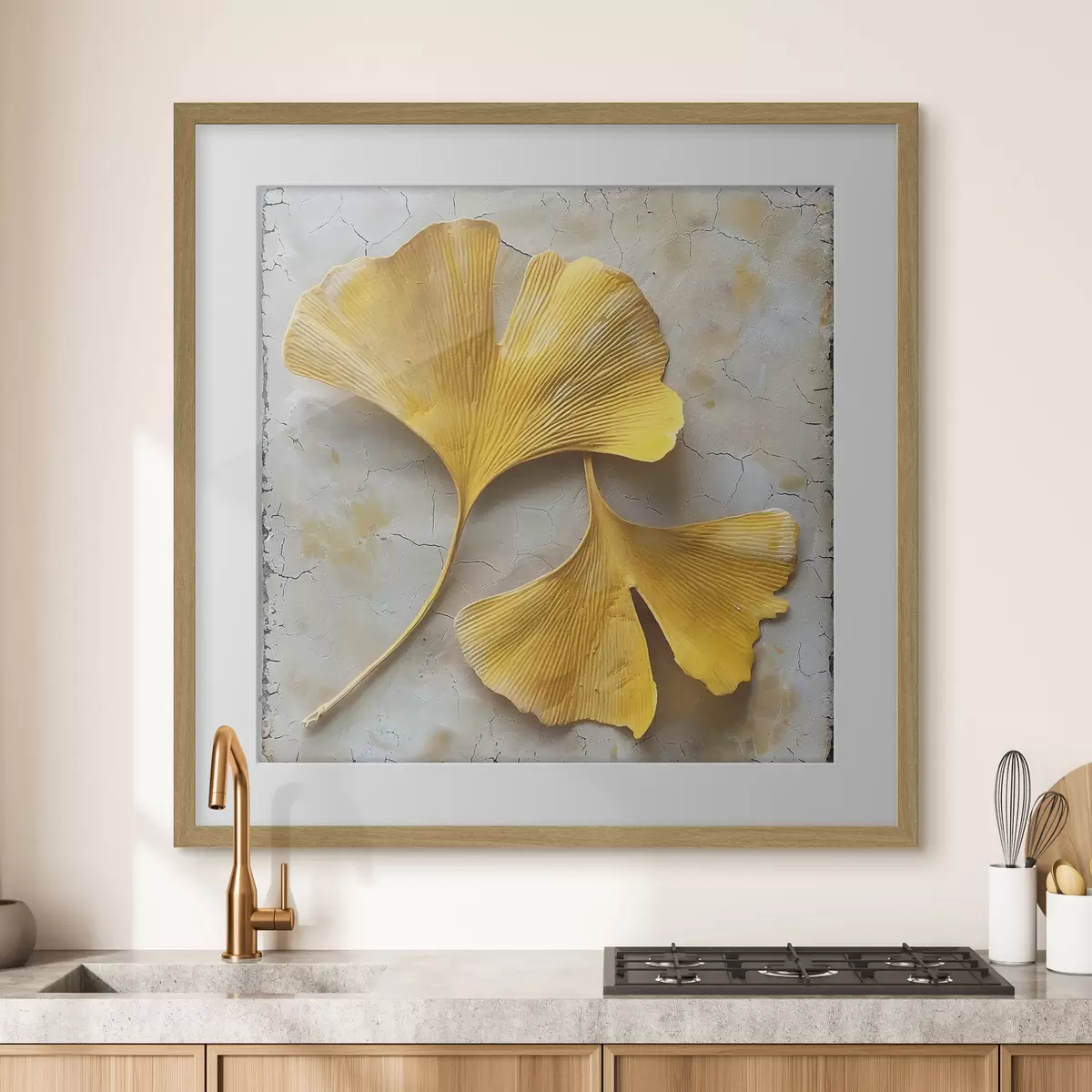 Poster Foglie di ginkgo f40767