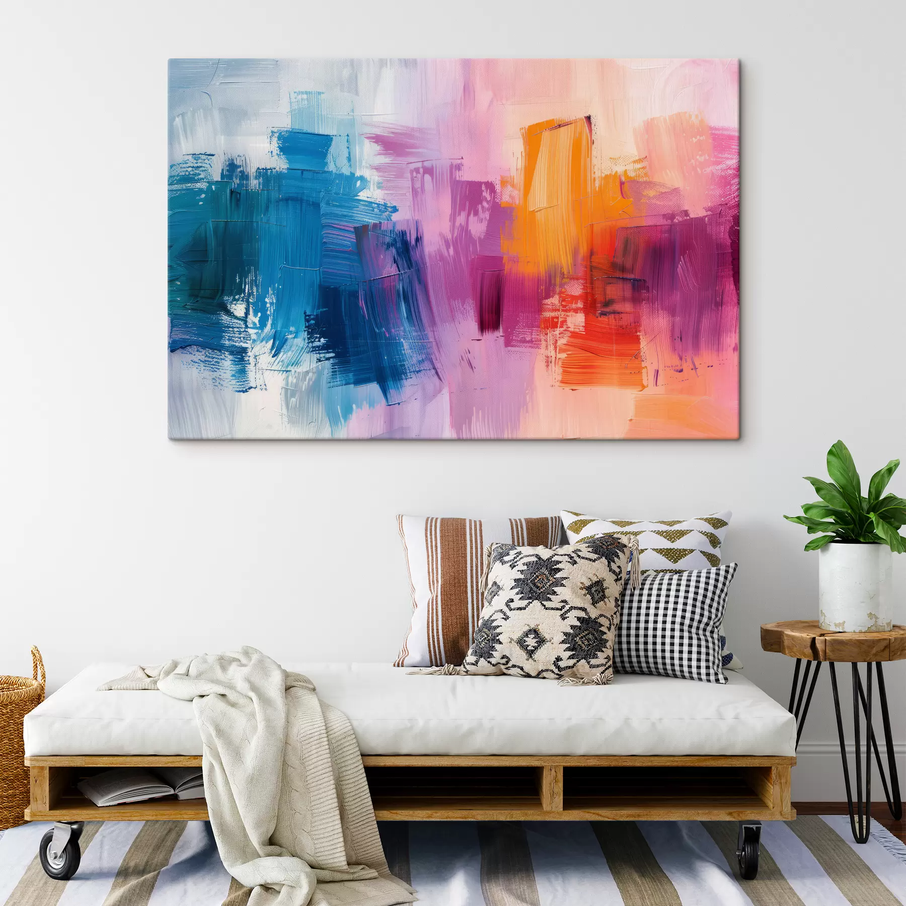 carta da parati Tratti di pittura, colori diversi, acquerello nr. s40786