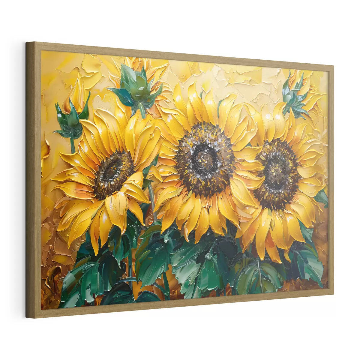 Poster Il sorriso dei girasoli f40787