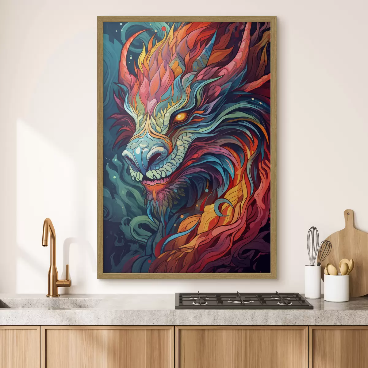 Poster Drago luminoso f40835