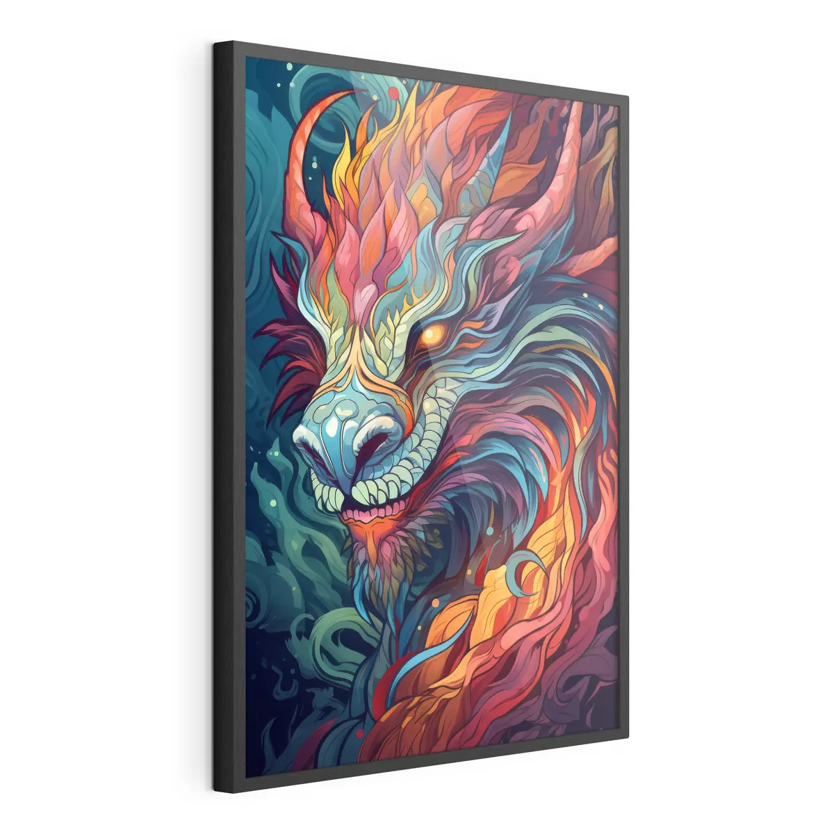 Poster Drago luminoso f40835