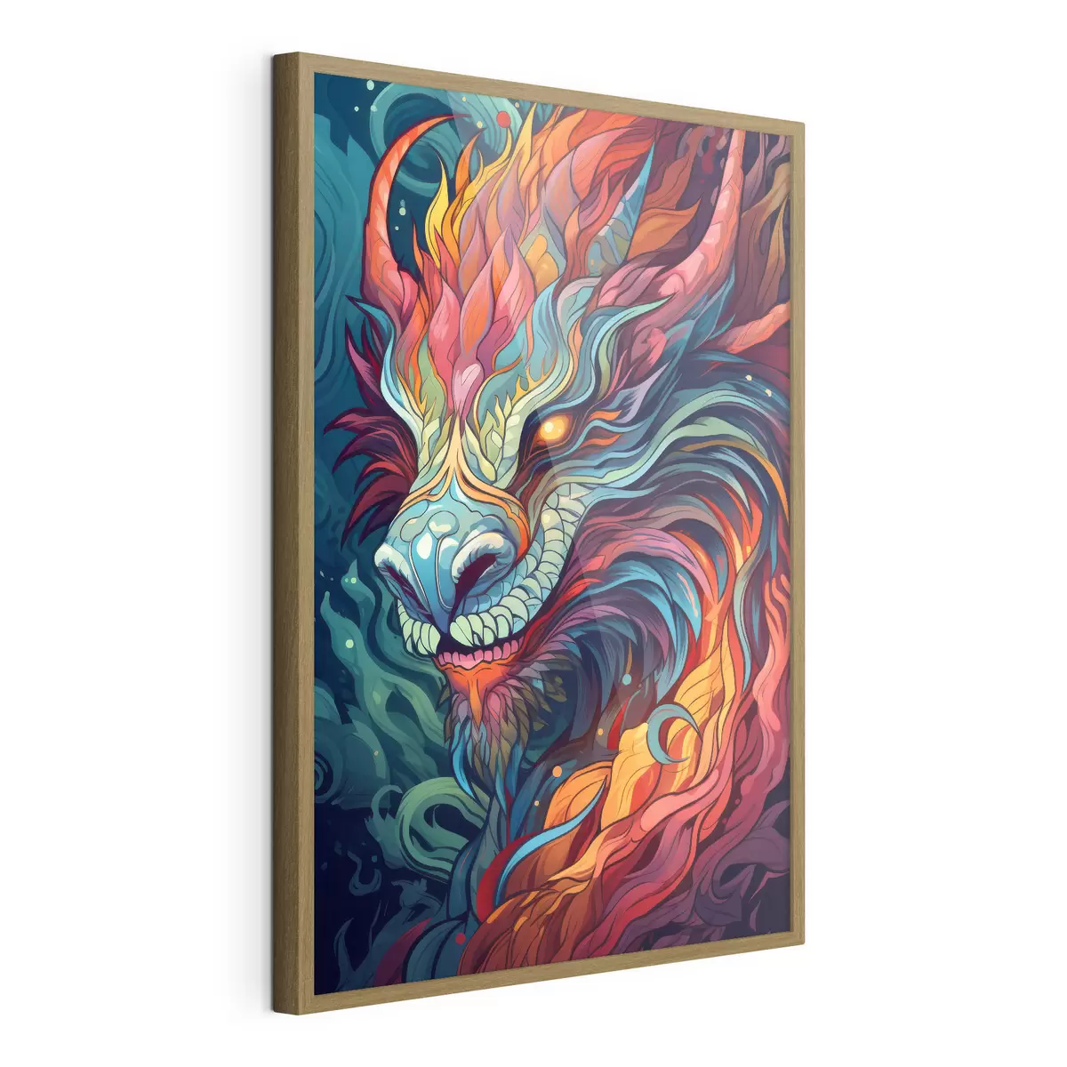 Poster Drago luminoso f40835