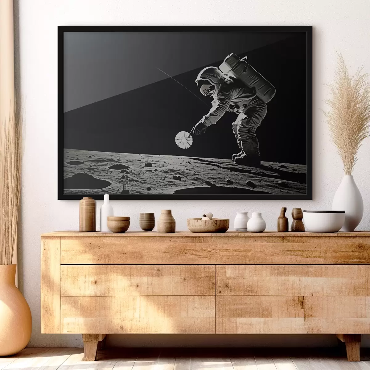 Poster Astronauta sulla luna f40838