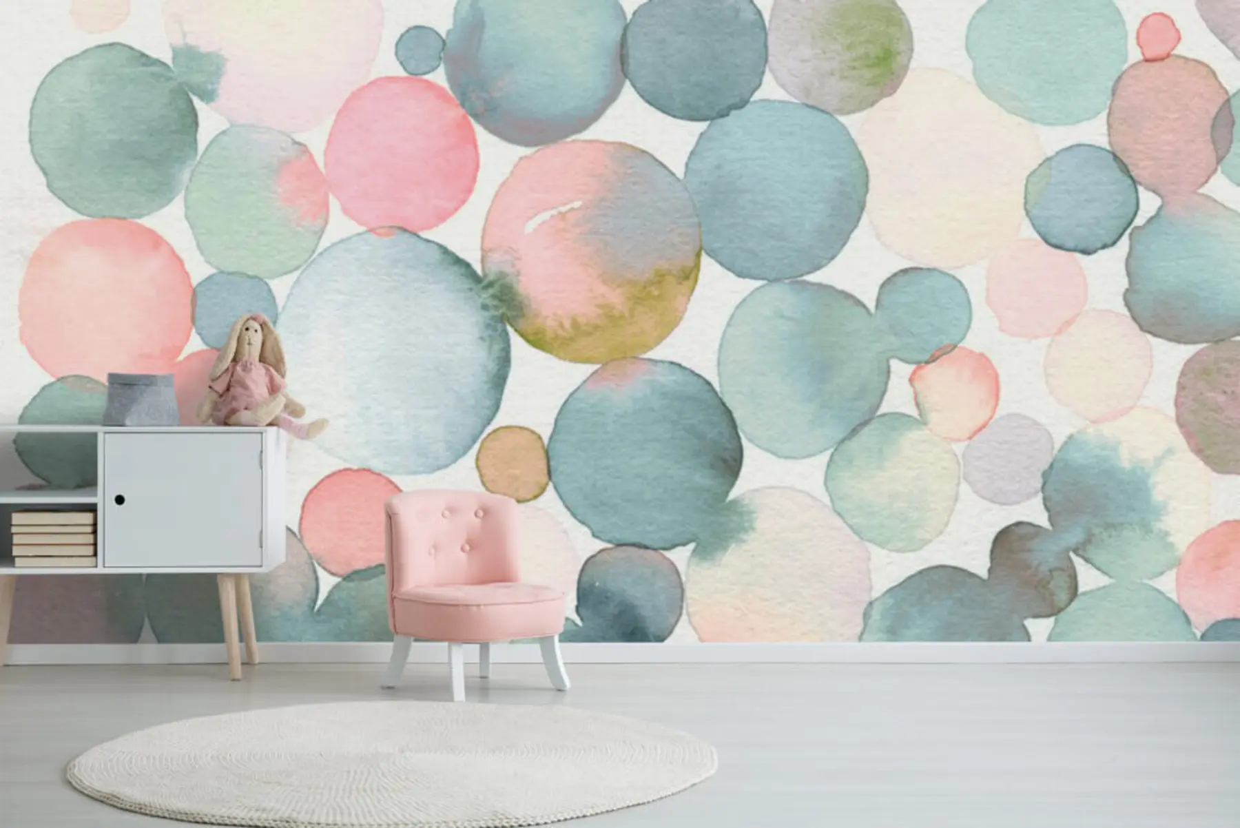 carta da parati Bolle dell'acquerello nr. u29990