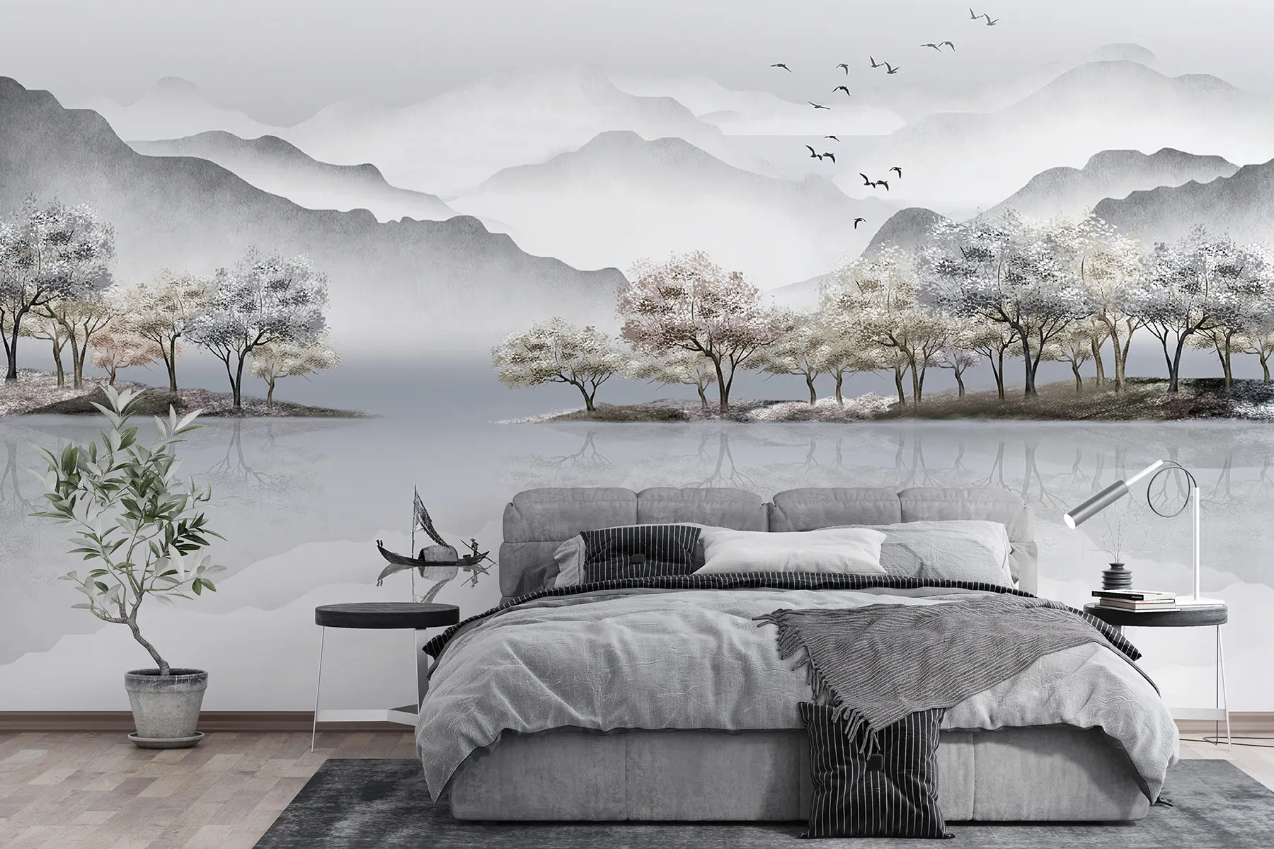 carta da parati Atmosfera, cielo e uccello nr. u33543