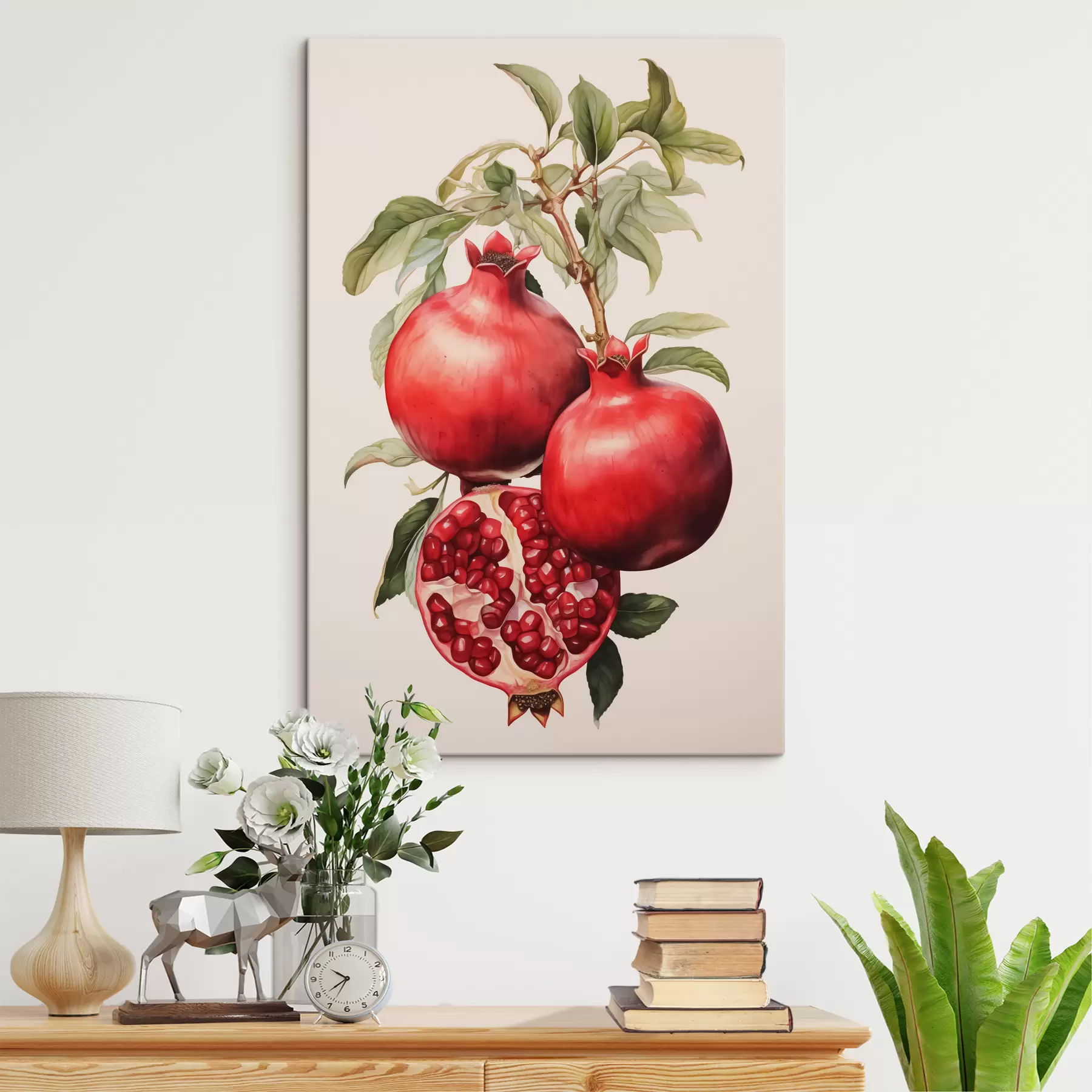 carta da parati Melograni maturi su un ramo nr. s40884