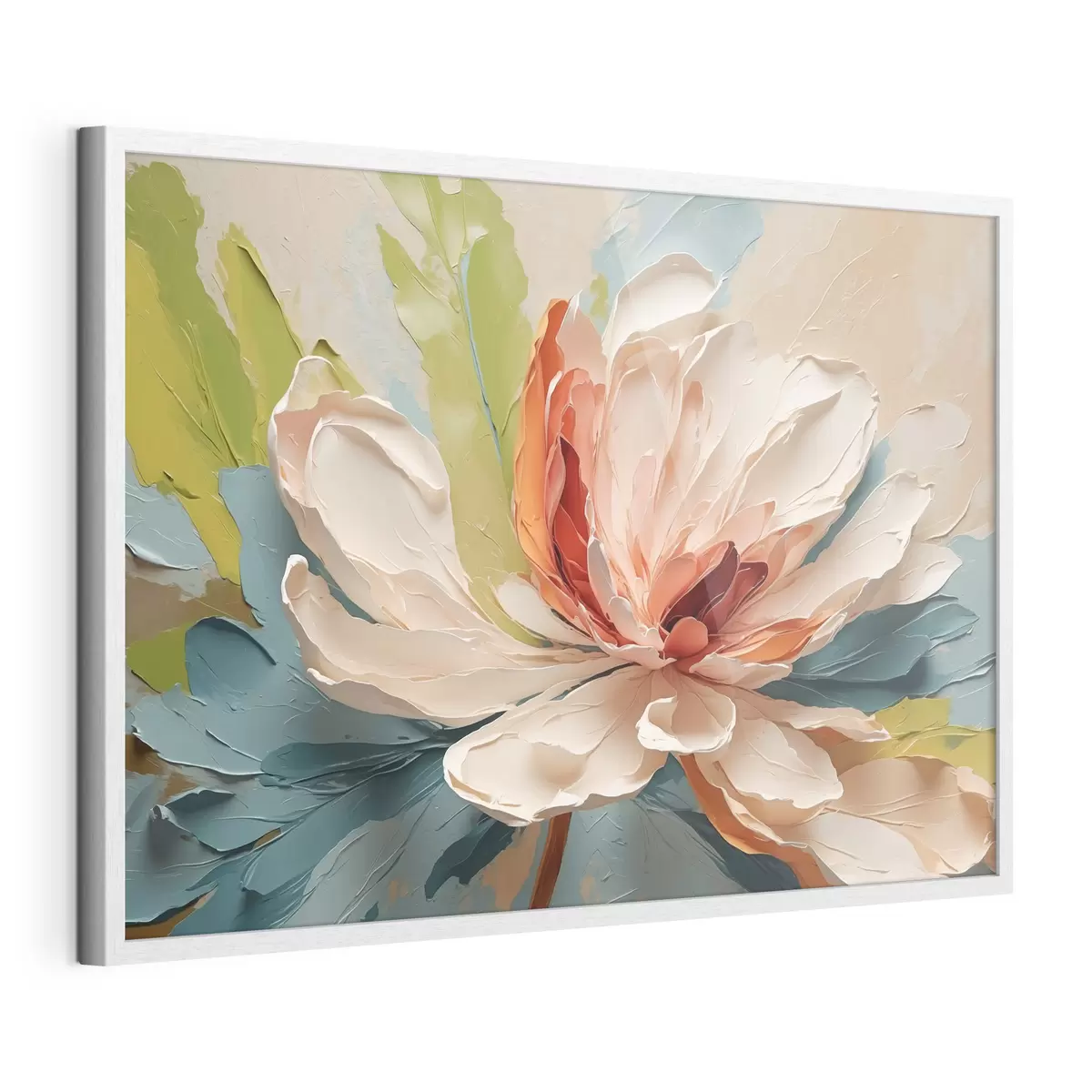 Poster Fiore astratto in olio f40856