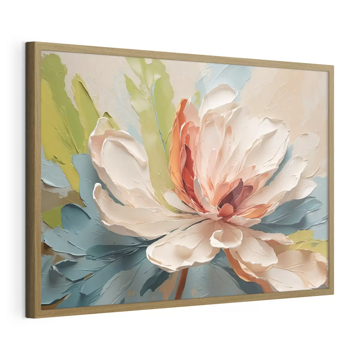 Poster Fiore astratto in olio f40856