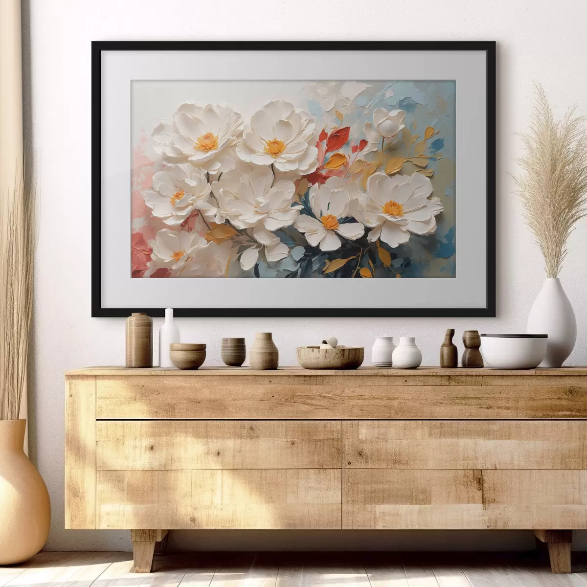 Poster Fiori chiari, giorno scuro f40862