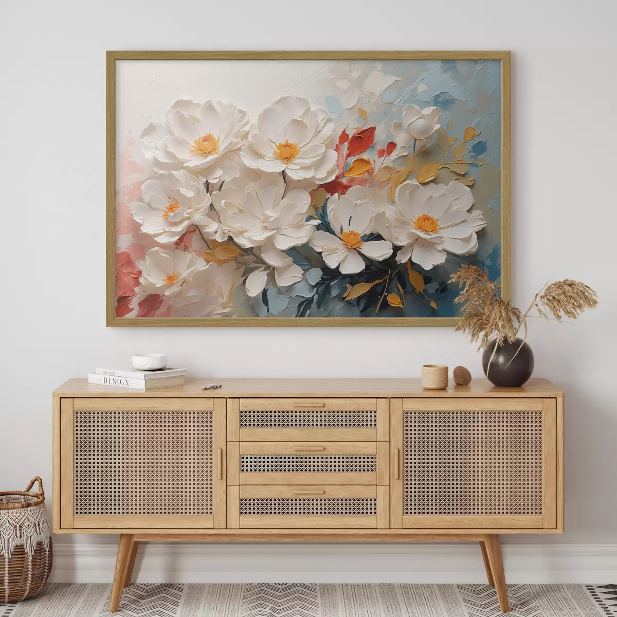 Poster Fiori chiari, giorno scuro f40862