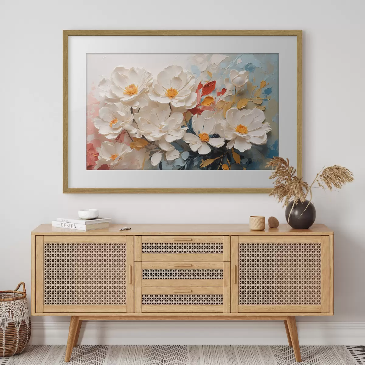 Poster Fiori chiari, giorno scuro f40862